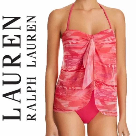 Lauren Ralph Lauren NWT One Piece Swim Suit Women 4 - Picture 12 of 14